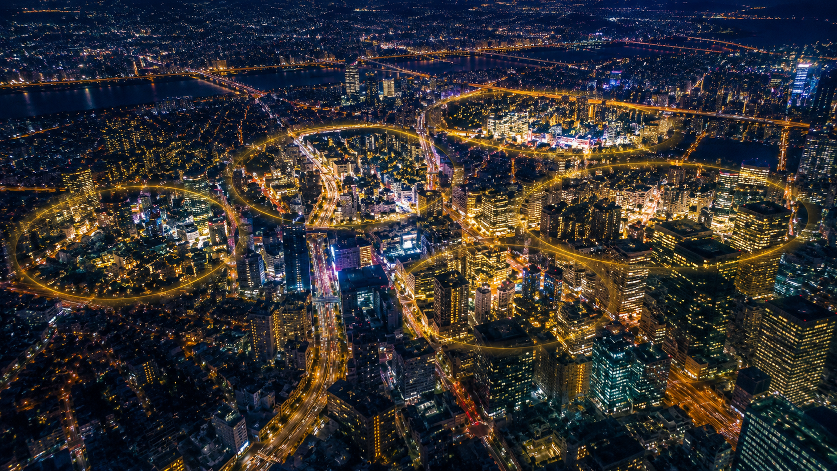 강남 하이퍼블릭 지역별 밤거리 야경